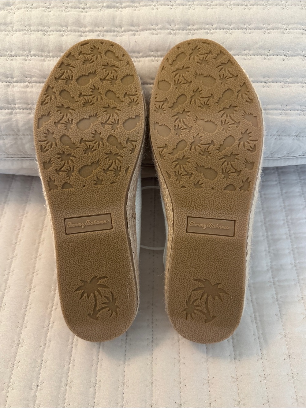 NWT Tommy Bahama Galana White Espadrille Platform Sneaker 8M - Picture 3 of 12